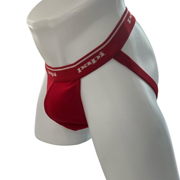 Papi Other - Papi Rib Jockstrap Red Large